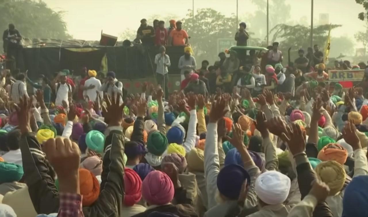 In India i contadini protestano